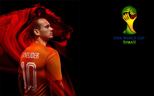 Wesley Sneijder Netherlands World Cup 2014 Wallpaper